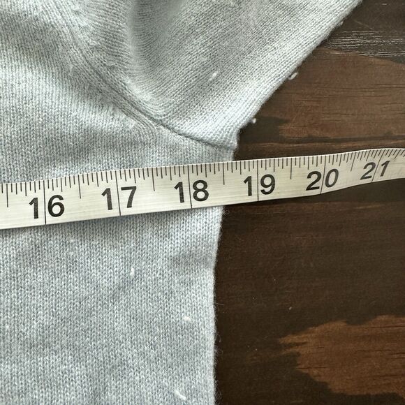 Antonio Melanie cashmere Pullover Blue Classic Preppy Sweater M - Picture 8 of 8